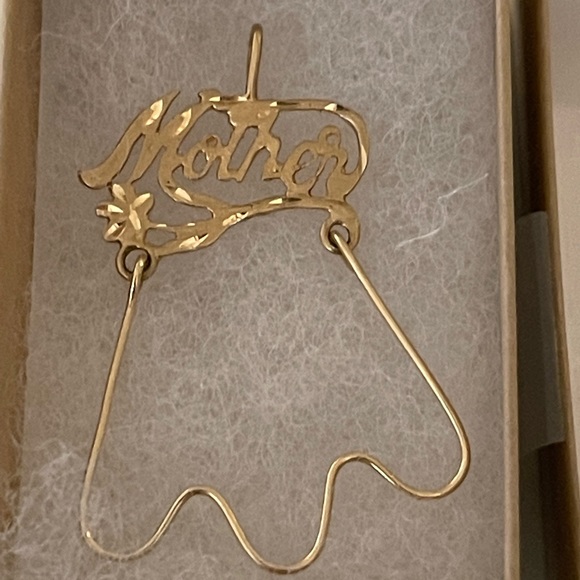 Vintage 14K Mother charm holder pendant - Picture 7 of 7